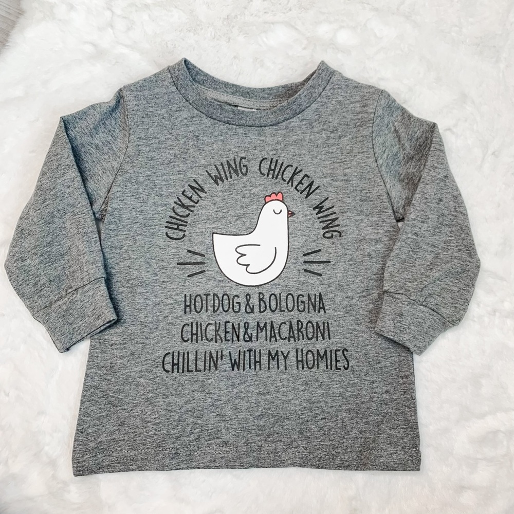 Chicken Wing Long Sleeve Shirt, Baby Boy, Toddler Boy